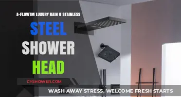 Luxury Rain Shower Experience: A-FlowTM Stainless Steel Shower Head Review
