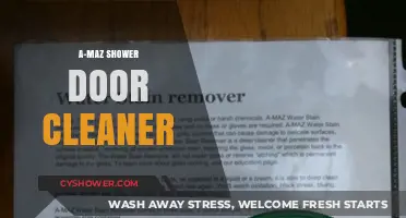 Sparkling Showers: A-Maz Cleaner for Spotless Glass Doors