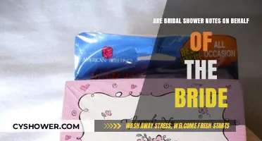 Bridal Shower Notes: Should They Be Written on Behalf of the Bride?