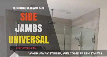 Are Frameless Shower Door Side Jambs Universally Compatible?