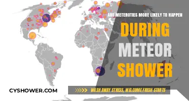 Do Meteor Showers Increase the Likelihood of Meteorite Impacts?