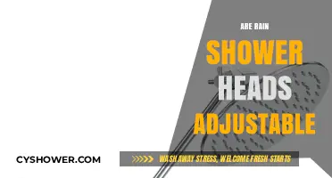 Can You Adjust Rain Shower Heads? A Comprehensive Guide