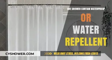 Waterproof vs. Water Repellent: Understanding Your Shower Curtain's Role