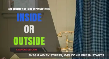 Shower Curtain Placement: Inside or Outside the Tub?