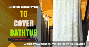Shower Curtains: Should They Cover the Bathtub or Stay Inside?