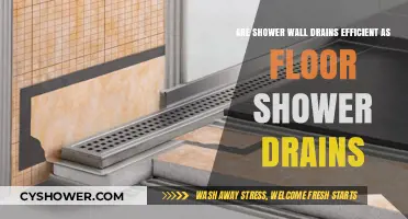 Shower Wall Drains vs. Floor Drains: Which is More Efficient?
