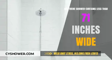 Finding Narrow Shower Curtains: Options Under 71 Inches Wide