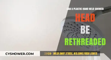 Can a Plastic Handheld Shower Head Be Retreaded?