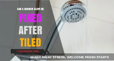 Fixing a Shower Slope After Tiling: Is It Possible?