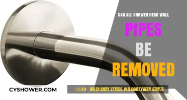 Can All Shower Head Wall Pipes Be Removed? A Quick Guide