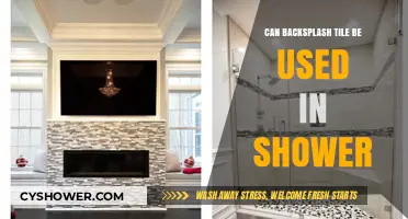 Using Backsplash Tile in Showers: Pros, Cons, and Best Practices