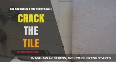 Can Banging on Tile Shower Walls Cause Cracks or Damage?