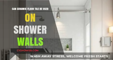 Can Ceramic Floor Tiles Be Used on Shower Walls?