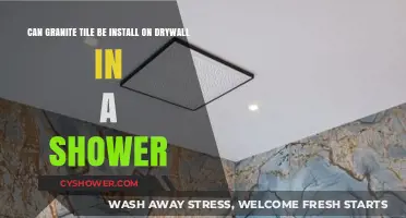 Can Granite Tile Be Installed on Drywall in a Shower?