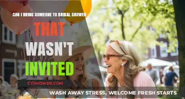 Can You Bring an Uninvited Guest to a Bridal Shower?