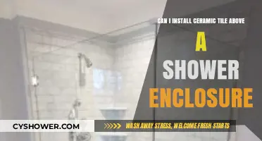 Installing Ceramic Tile Above a Shower Enclosure: A Complete Guide