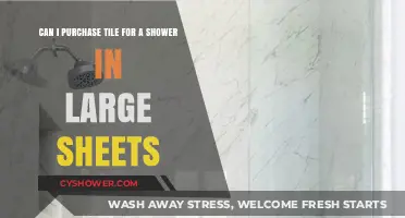 Buying Large Sheet Tiles for Showers: What You Need to Know