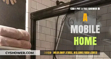 Tile Shower Installation in Mobile Homes: Is It Possible?
