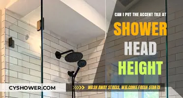 Accent Tile Placement: Shower Head Height Design Tips and Ideas