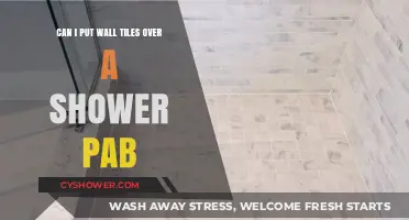 Can You Install Wall Tiles Over a Shower Pan? A Guide