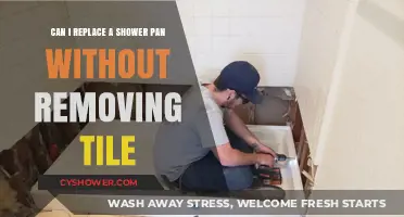 Replacing a Shower Pan Without Removing Tile: Is It Possible?