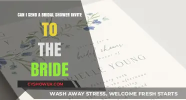 Is It Okay to Send the Bride a Bridal Shower Invitation?