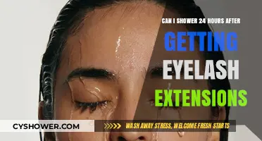 Showering Safely After Eyelash Extensions: 24-Hour Wait Time Explained