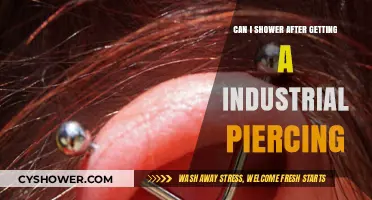 Industrial Piercing Aftercare: When Can You Shower Safely?