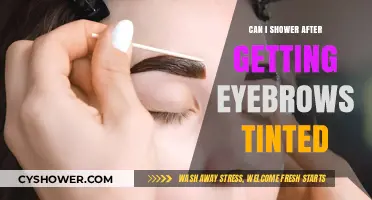 Shower After Eyebrow Tinting: Safe Practices and Aftercare Tips