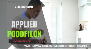 Showering After Podofilox Application: What You Need to Know