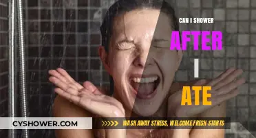 Showering After Eating: Debunking Myths and Best Practices