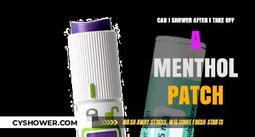 Showering After Removing a Menthol Patch: Safe or Risky?