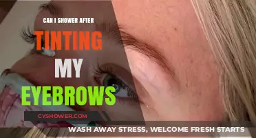 Shower After Eyebrow Tinting: Safe Practices and Aftercare Tips