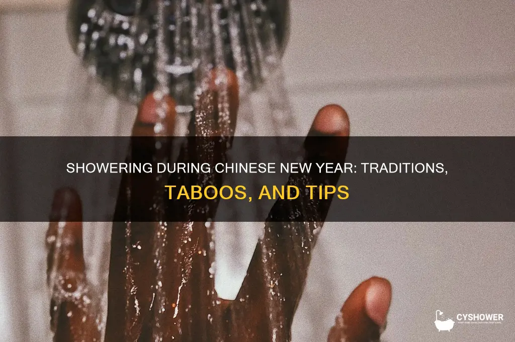 can i shower chinese new year