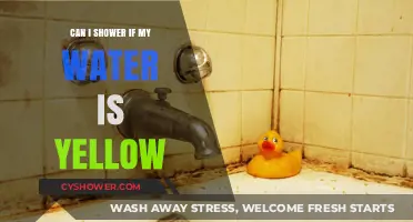 Is It Safe to Shower with Yellow Water? Find Out Now!