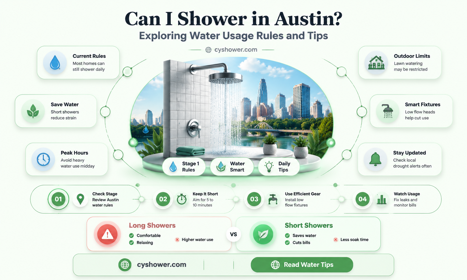 can i shower austin