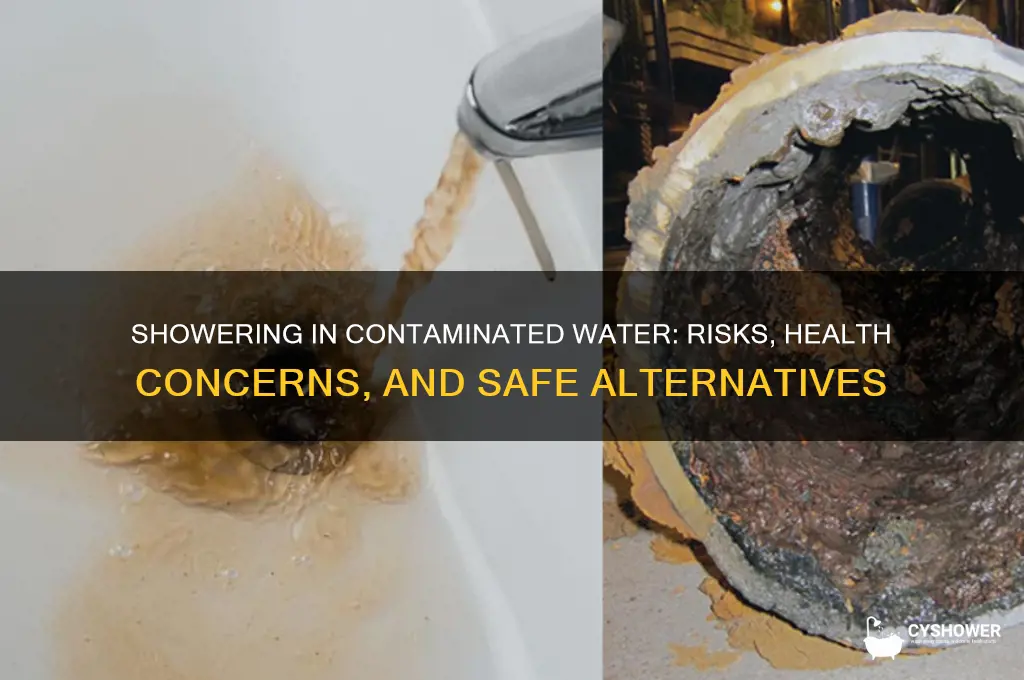 can i shower in contaminated water
