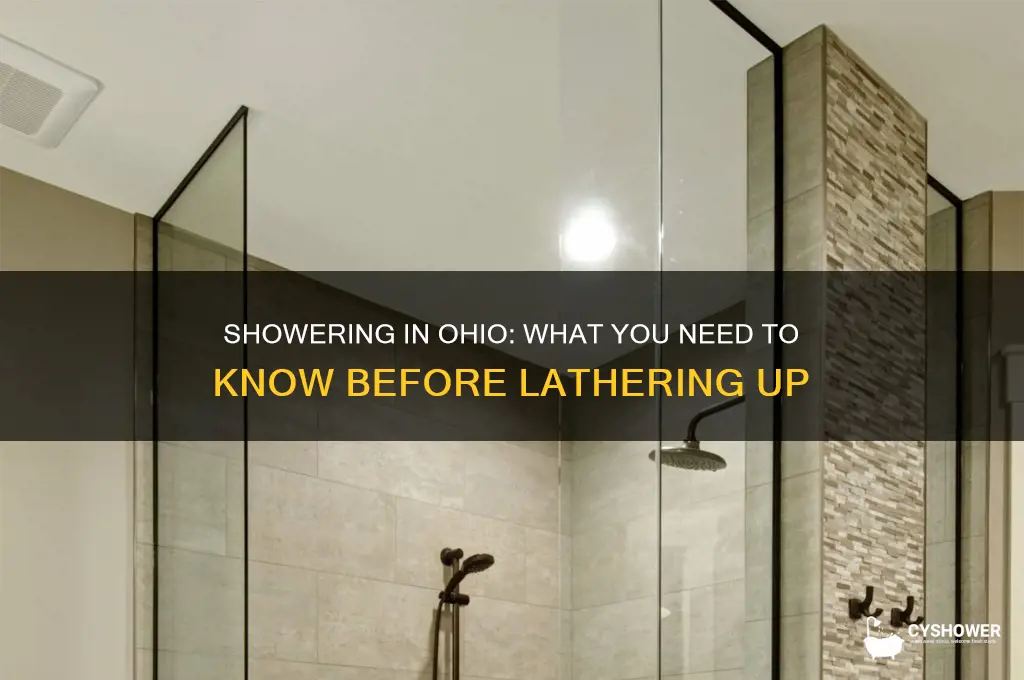 can i shower in ohio
