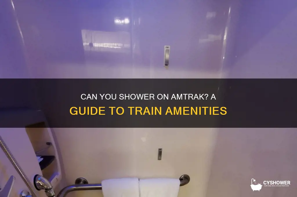 can i shower on amtrak