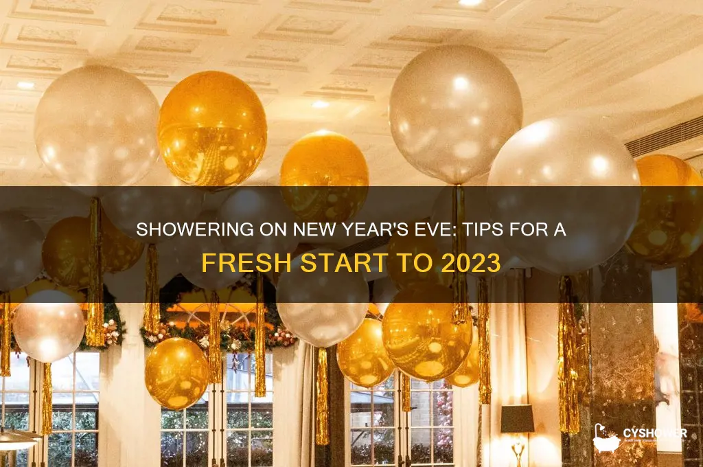 can i shower on nye