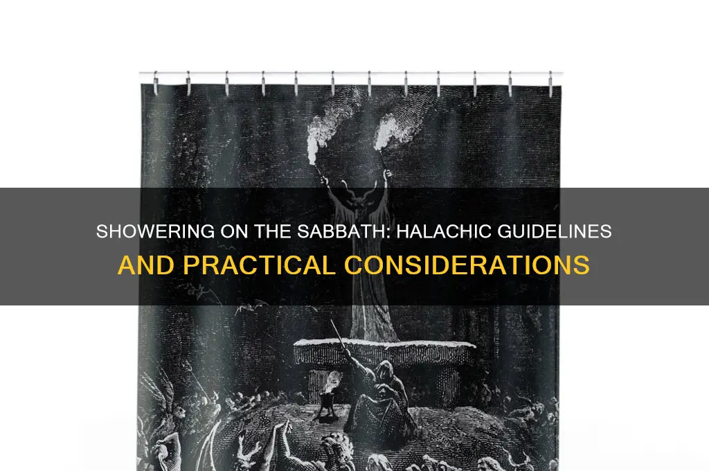 can i shower on the sabbath