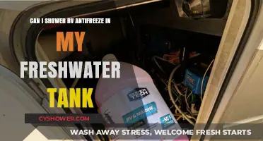 Showering with RV Antifreeze: Safe for Freshwater Tanks?