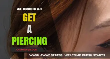 New Piercing Care: Showering Safely on the Day of Your Piercing