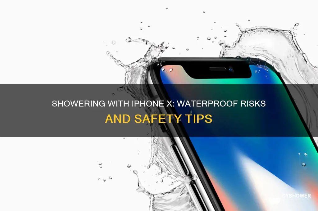 can i shower w my iphone x