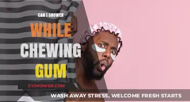 Showering with Gum: Safe Practice or Sticky Situation?