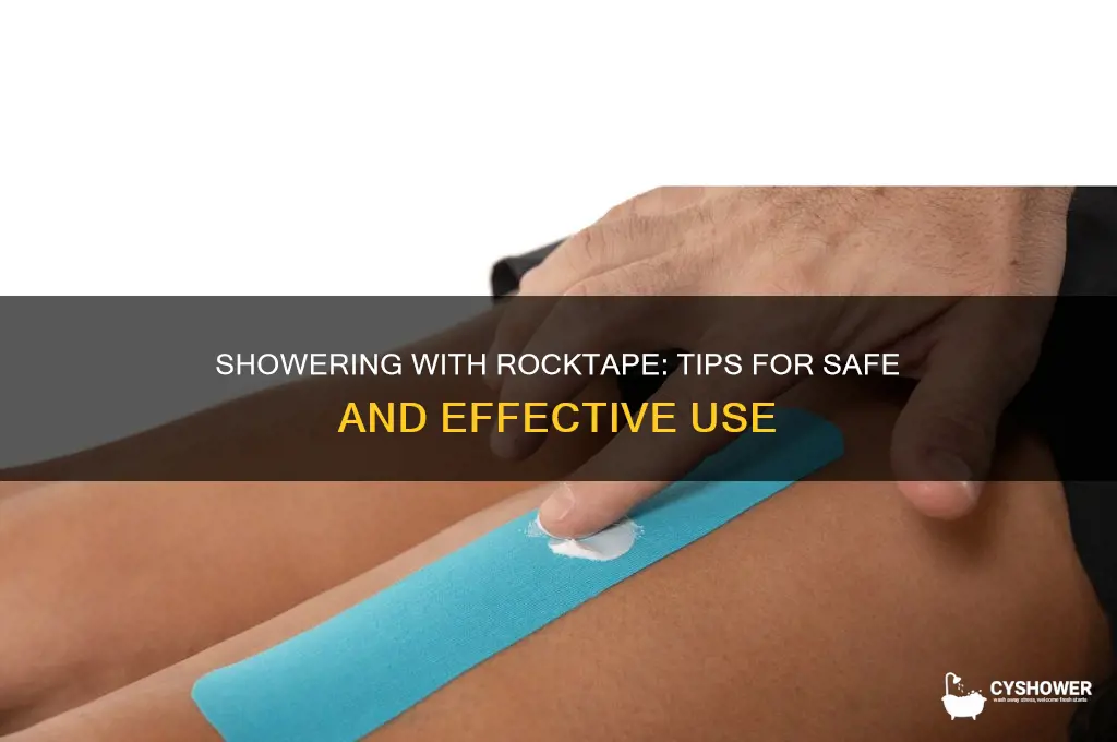 can i shower while having the rocktape