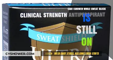 Showering with Sweat Block On: Safe or Not?