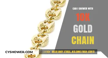 Showering with 10K Gold Chain: Safe or Risky Practice?