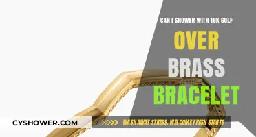Showering with 18K Gold Over Brass Bracelets: Safe or Risky?