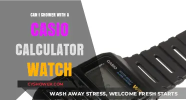 Showering with a Casio Calculator Watch: Safe or Risky?
